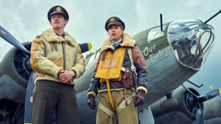 Callum Turner and Austin Butler in Masters of the Air