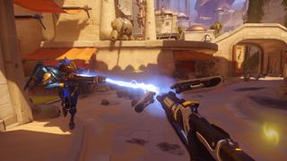 Overwatch 2 Mercy damage boosting pharah