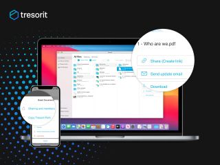 Tresorit launch screen