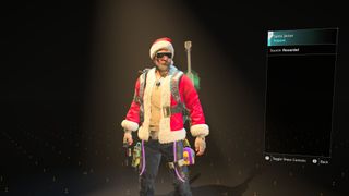 The Santa Jacket apparel item in The Division 2