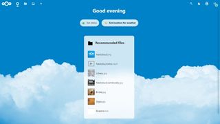Nextcloud simple web home