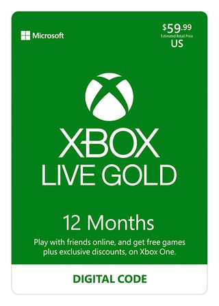 Xbox Live Gold 12 Months