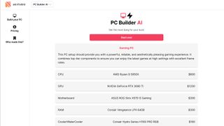 PC Builder AI