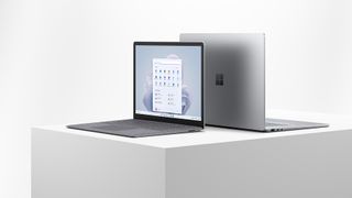 Surface Laptop 5 on a desk