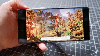 Samsung Galaxy S23 Ultra running 3DMark graphics benchmark