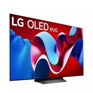 LG OLED65C4 OLED TV on a white background
