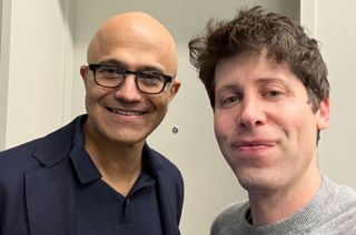 Sam Altman, Satya Nadella