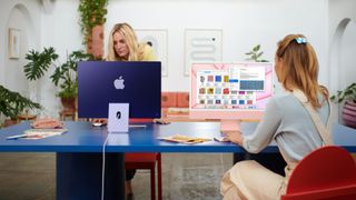 iMac 2020 in an office