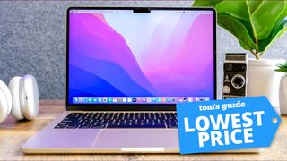 MacBook Air M2 with a Tom&#039;s Guide deal tag