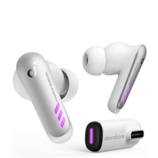 Render of the Soundcore VR P10 wireless earbuds for Quest 2
