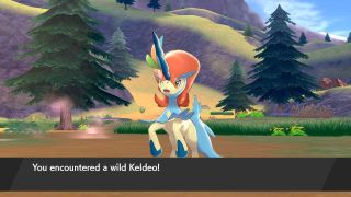 Crown Tundra Keldeo Battle