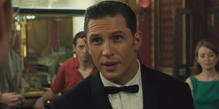 Legend Tom Hardy talks in a tux