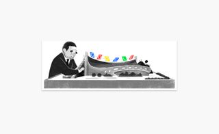 Kenzo Tange’s 100th birthday doodle