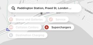 tesla supercharger map filters