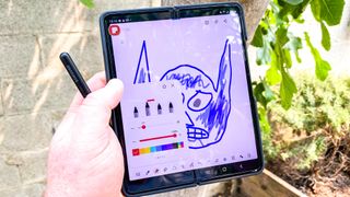 Galaxy Z Fold 3 and S Pen