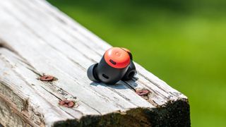 Google Pixel Buds Pro on ledge