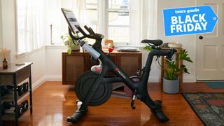 a photo of the Peloton Bike in a user&#039;s home