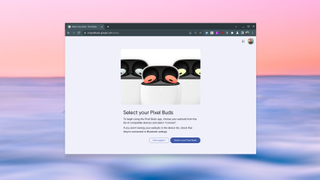 Google Pixel Buds Web App on Chromebooks