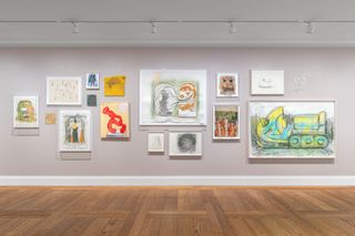 Installation view, ‘Nicole Eisenman. with, and, of, on Sculpture’ at Hauser & Wirth Paris,5 June–21 September 2024.© Nicole Eisenman.Courtesy the artist and Hauser & Wirth.