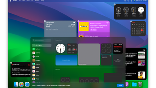 Adding widgets in macOS Sonoma