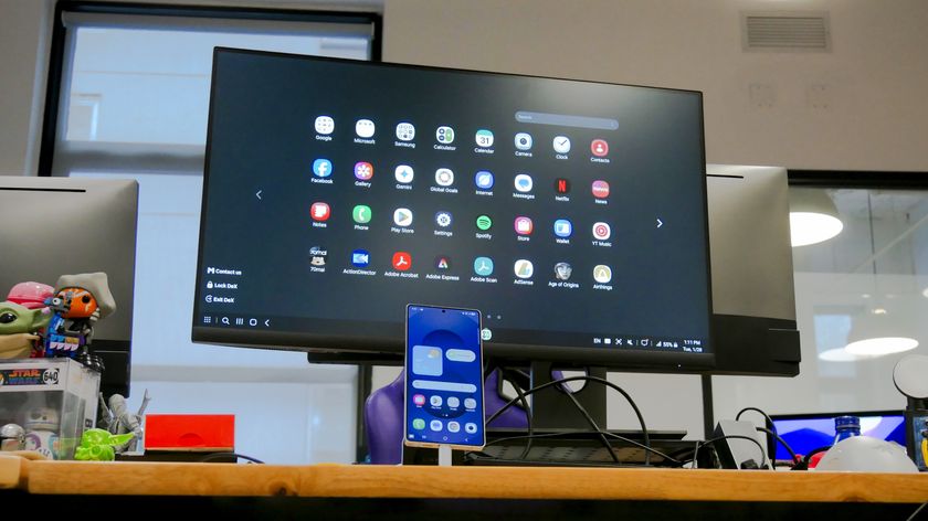 Samsung DeX on Galaxy S25 Ultra .