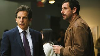 Ben Stiller and Adam Sandler in The Meyerowitz Stories