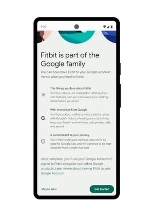 Fitbit's migration to Google accounts detailed in a coming splash screen this summer.
