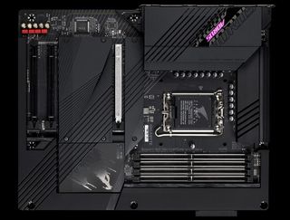 Z690 AORUS Elite Stealth back-plug motherboard