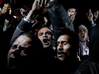 Photograph of Protesters in Tahrir square