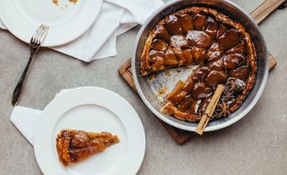 white dishes with food items