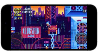 Sonic Mania on iPhone through Netflix