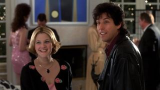 Drew Barrymore and Adam Sandler in The Wedding Singer 