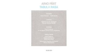 Arvo Pärt – Tabula Rasa