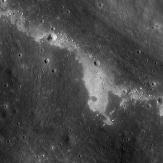 Southern slope of unnamed fracture along the eastern mare/highland boundary of Mare Insularum.