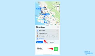 How to map a route with multiple stops in iOS 16 Maps