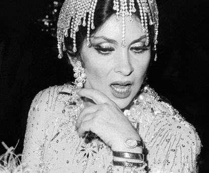 Gina Lollobrigida, 1980, wears a Bulgari Serpenti watch. Archive image illustrating Bulgari&#039;s BAFTA 2024 show