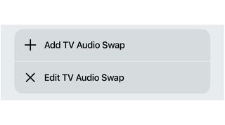 Sonos Ace TV Audio Swap setting in the Sonos app