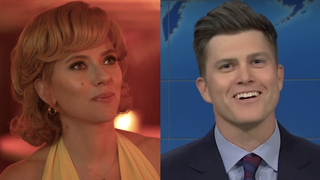 Scarlett Johansson in Fly Me To Moon/Colin Jost on SNL