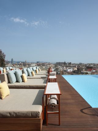 Grand Hotel Central’s rooftop pool