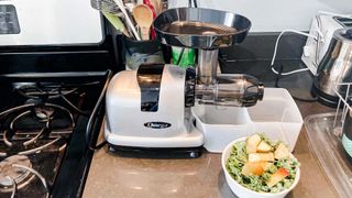 Omega J8006HDS on kitchen counter