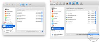 Click Pop-up Windows and choose Block and Notify, Block, or Allow