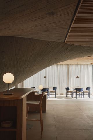 The Cantabrian Maritime Museum Restaurant interior