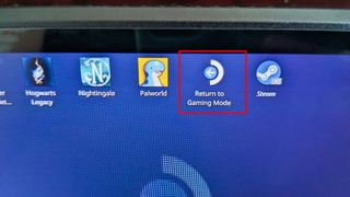 Steam Deck Return to Gaming Mode icon.