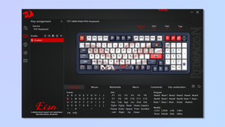 Screenshot of the Redragon K686 Pro SE companion software