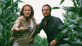 Helen Hunt as Jo Harding and Bill Paxton as Bill Harding in 1996 "Twister" movie