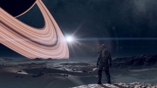 Screenshot from a video game called Starfield