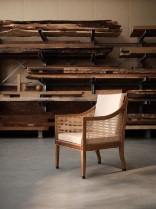 Kaare Klint by Carl Hansen & Søn canework chair