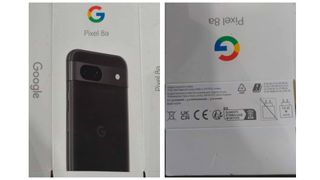 Pixel 8a leaked retail box