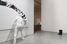 Installation view of Elmgreen & Dragset 'The Nervous System' at Pace New York, 2021