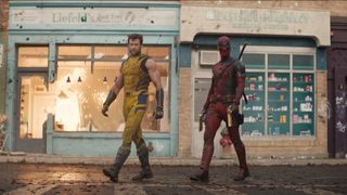 Logan and Wade Wilson walk out onto a deserted street in Deadpool and Wolverine, which will be the latest addition to our Marvel movies in order guide on July 26